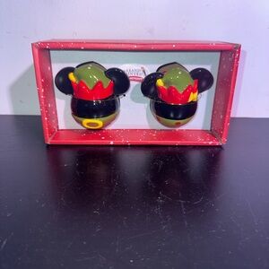 Disney Mickey Mouse Salt and Pepper Shakers - Red, Black, Yellow